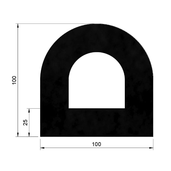 D10010025 Rubber Extrusions