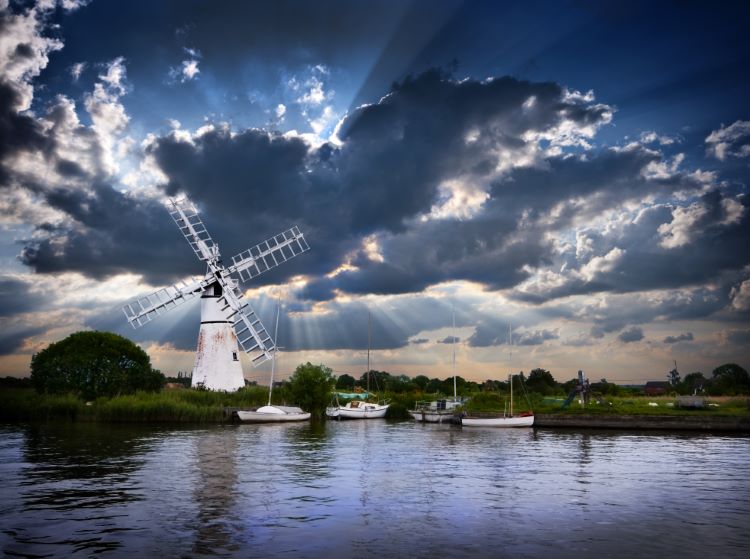 Windmill by the broads